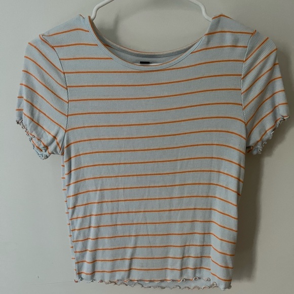 FITTED STRIPED TOP - Picture 1 of 3